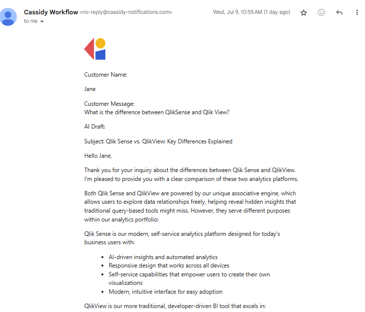 Cassidy AI agent workflow